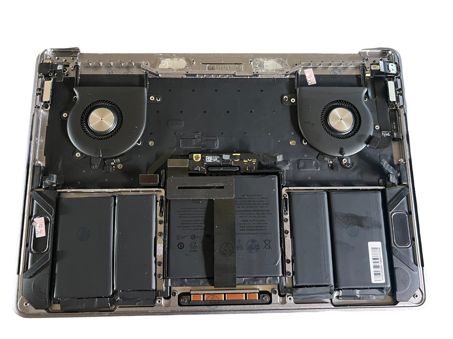 Used Replacement 2019 Gray Apple MacBook Pro A1989 13.3 inch Top Case w/ Keyboard