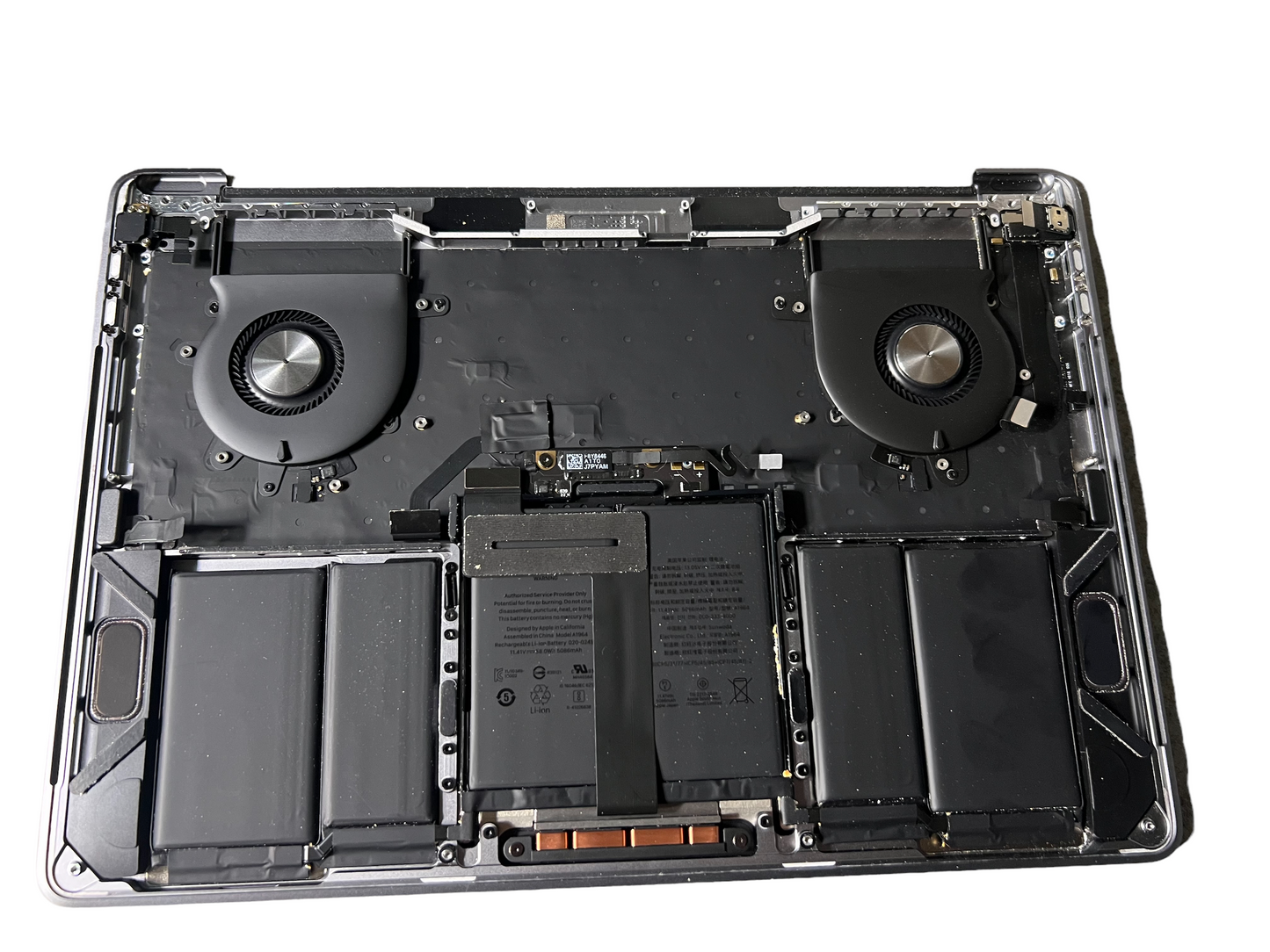 Used Replacement 2019 Gray Apple MacBook Pro A1989 13.3 inch Top Case w/ Keyboard+