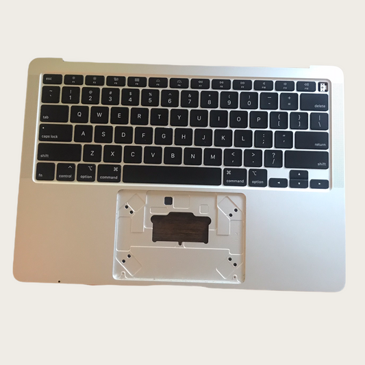 Used Replacement MacBook Air A2179 13" 2020 Silver Top Case w/ Keyboard